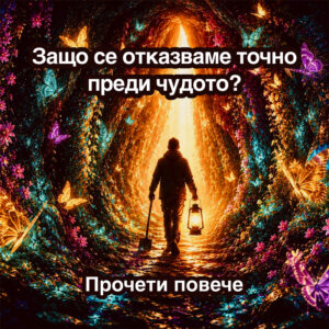 Защо се отказваме точно преди чудото