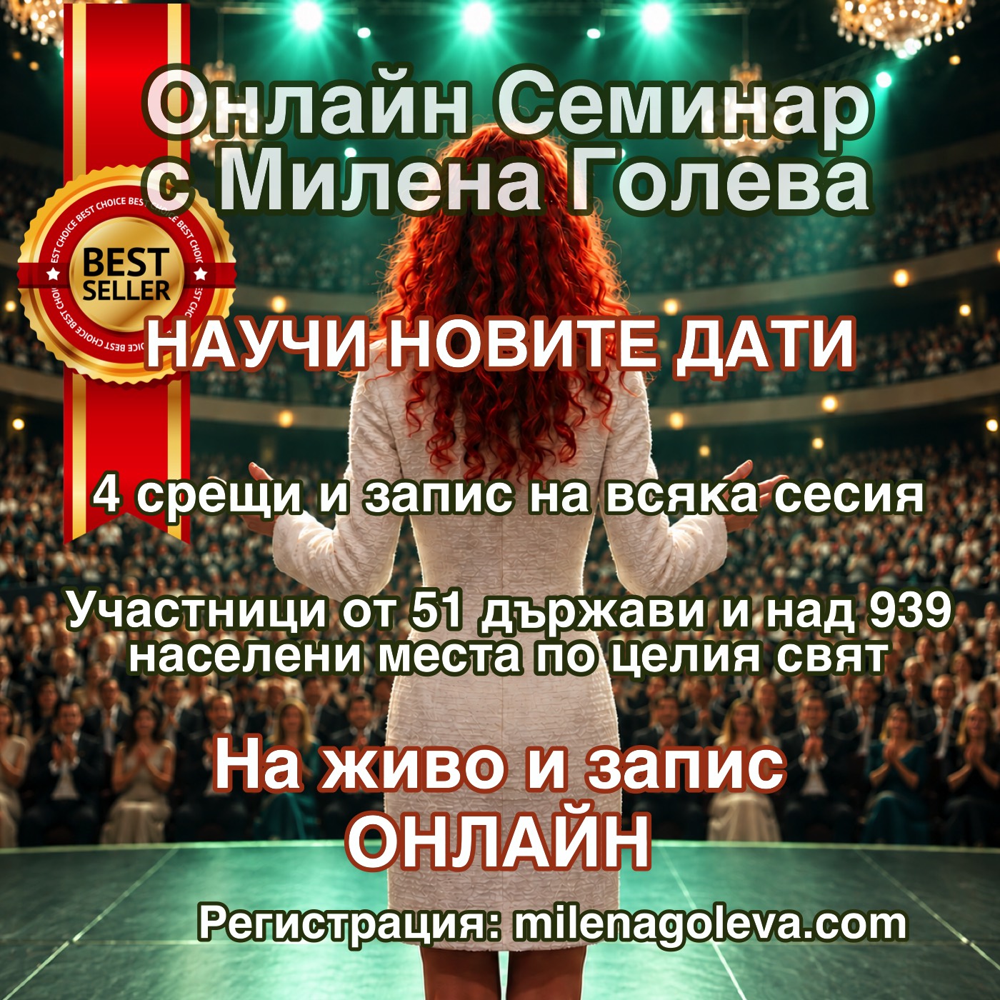 ❤️ Науката за Вибрациите - Алхимия на съСъздаването онлайн семинар с Милена Голева